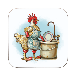 Chicken Washing Pots Coaster