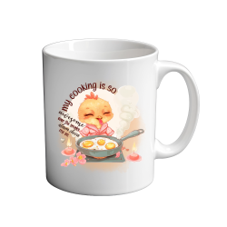 Chicken Cooking Smoke Alarm 11oz Mug