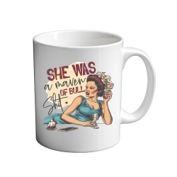 She was a maven of bull shit 11oz Mug