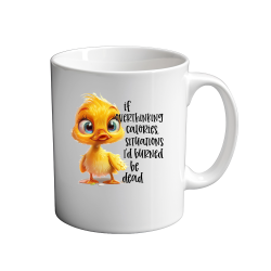 If overthinking calories 11oz Mug