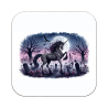 Gothic unicorn -92 Coaster