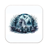 Gothic unicorn -95 Coaster