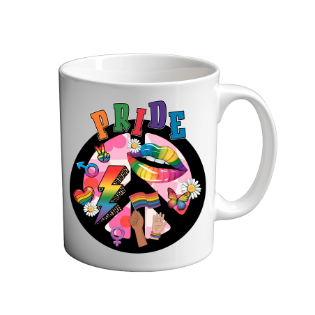 Pride Black Peace Art 11oz coffee  Mug