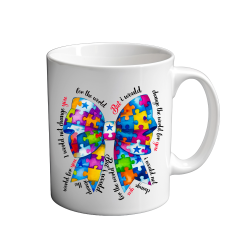 Autism Jigsaw Bow 11oz coffee  Mug
