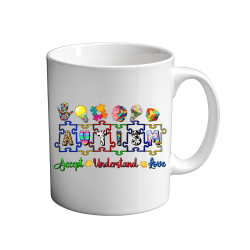 Autism Accept Understand Love 11oz coffee  Mug