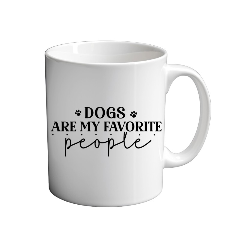 Dogs Are My Favorite People 11oz coffee Mug Dogs Are My Favorite People 11oz coffee Mug