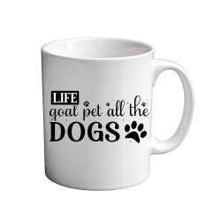 Life Goal Pet All The Dogs 11oz coffee  Mug